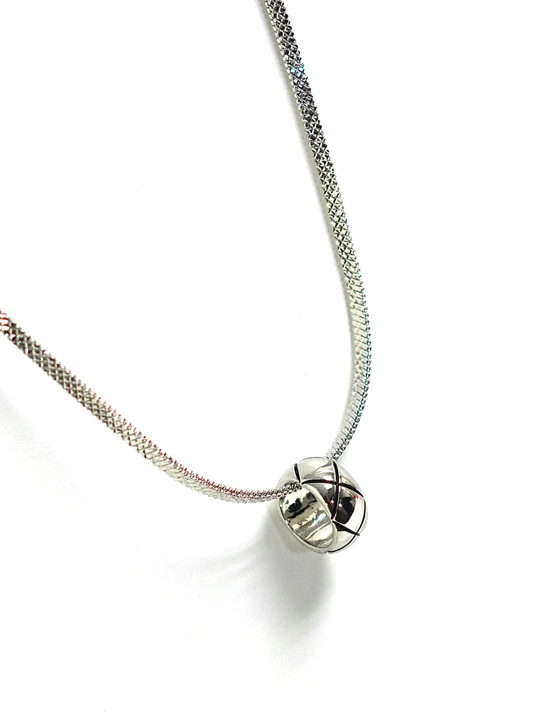 Silver Ring Pendant Necklace