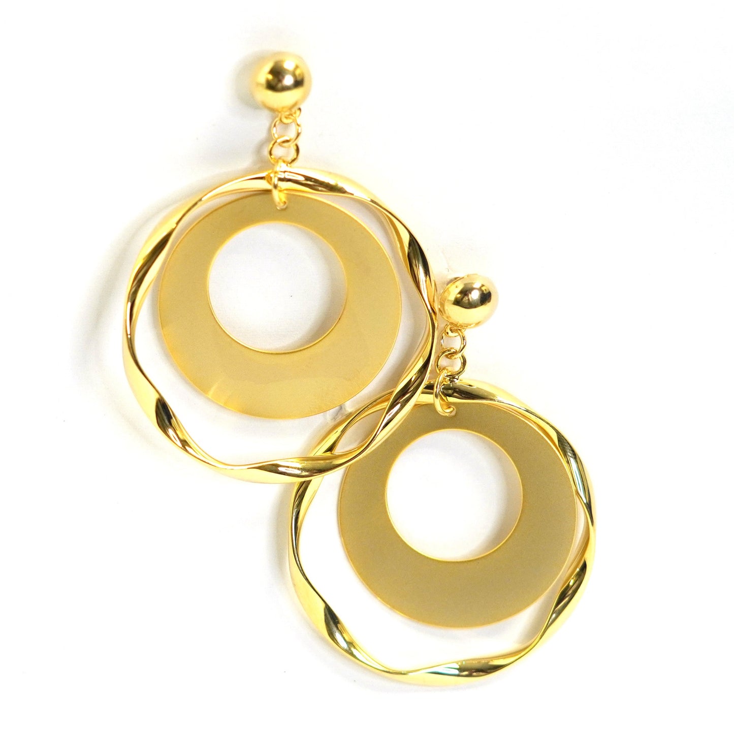 Multi hoops Gold Earrings