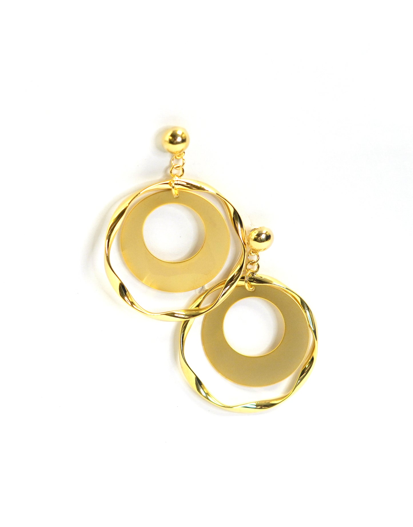 Multi hoops Gold Earrings