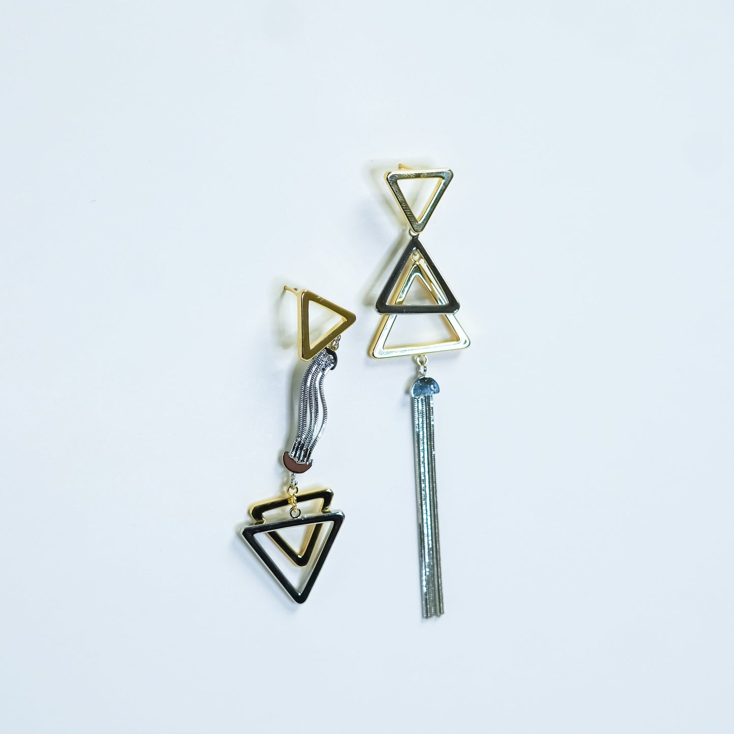 Triangle Multi Drop Earrings