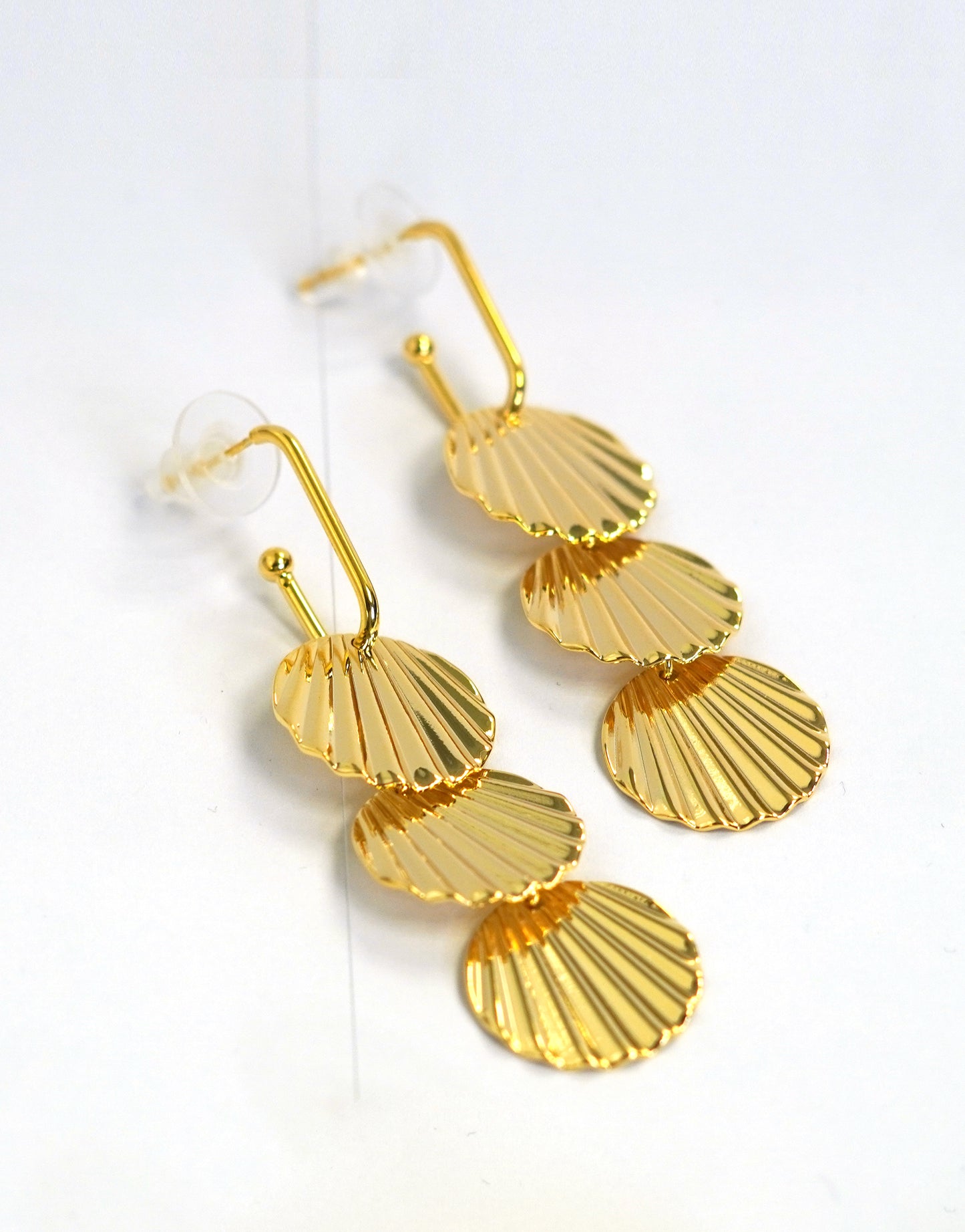 Sunlshine Trio Gold Drops Earrings