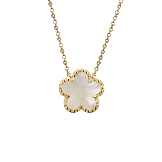 Gold Layer Clover Pendant Necklace