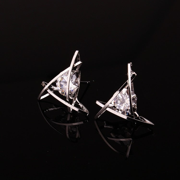 Precious Diamente Stud Earrings